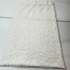 painel cortina de renda branco floral transparente bolso vara comprar usado  Enviando para Brazil