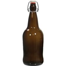 16 or 32 oz Swing Top Amber Glass Beer Brew Cidar Kombucha Bottle Flip Cap for sale  Shipping to South Africa