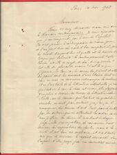 An58 manuscrit signe d'occasion  Bordeaux-