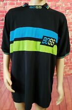 Boss Colorblock Casual Black, Blue, Green Streetwear Men's Shirt Size Large , used for sale  Shipping to South Africa