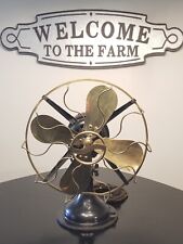 Antique Brass WESTINGHOUSE FAN Original Circa 1912 Electric Oscillating WORKING! for sale  Athens