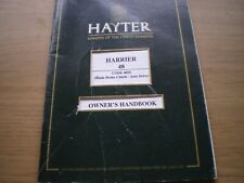 Hayter harrier owner for sale  STONE