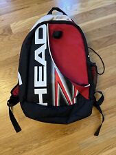 Mochila de tênis Head Tour Team preta vermelha acolchoada raquete compartimentos para sapatos comprar usado  Enviando para Brazil