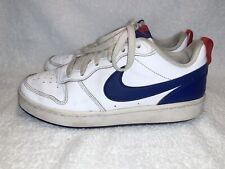 Zapatillas para jóvenes NIKE Court Borough Low 2 GS azul blanco rojo talla 6 años, usado segunda mano  Embacar hacia Argentina