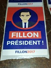 Autocollants fillon president d'occasion  Ciry-le-Noble