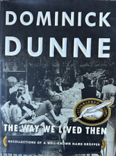 Usado, Dominick Dunne The Way We Lived Then Firmado Primero RARO segunda mano  Embacar hacia Argentina