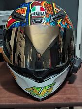 AGV Rossi Drudi Performance Motorcycle Helmet w/Bluetooth attachment (used) for sale  Shipping to South Africa