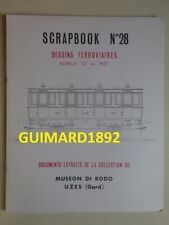 Scrapbook dessins ferroviaires d'occasion  Meudon