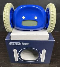 Used, Clocky Alarm Clock on Wheels Navy Blue for sale  Shipping to South Africa