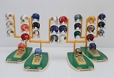 1976 NFL mini capacetes conjunto completo 28 equipes incluídas com 4 suportes de poste de gol vintage, usado comprar usado  Enviando para Brazil