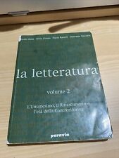 Letteratura volume umanesimo usato  Leonforte