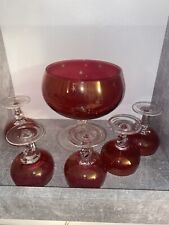 set bicchieri rossi usato  Pavullo Nel Frignano