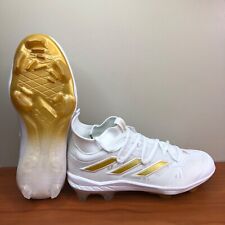 Adidas Adizero Afterburner 9 Baseball Cleats White Gold GZ6513 Mens Size 10.5 for sale  Shipping to South Africa