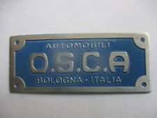 Usado, OSCA Fiat 1500 1600 Typenschild Motor Schild s92 comprar usado  Enviando para Brazil
