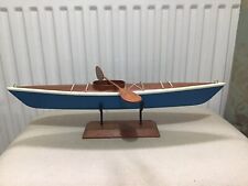 Wooden model canoe for sale  CIRENCESTER