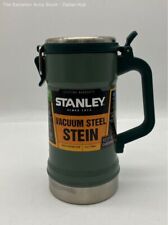 Vedação a vácuo de aço inoxidável Stanley 24 oz tampa de bloqueio de caneca Stein cerveja verde fosca comprar usado  Enviando para Brazil