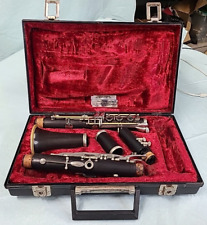 Clarinete vintage madeira granadilla com estojo por Richards (RMC/a mesa redonda) comprar usado  Enviando para Brazil