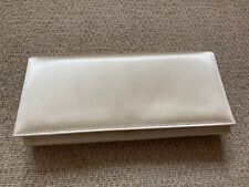 ivory satin clutch bag for sale  STONE