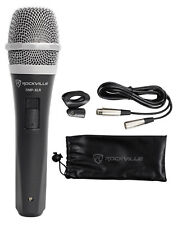 Rockville RMP-XLR Dynamic Cardioid Professional Microphone W/10' XLR Cable+Clip for sale  Shipping to South Africa