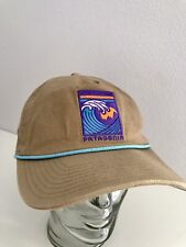 Raro visor ajustável Snapback Patagonia chapéu de pé lona onda surf, usado comprar usado  Enviando para Brazil