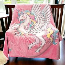 Girls unicorn blanket for sale  WARRINGTON