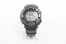 Usado, Relógio Casio masculino PRW2500R Pro Trek sensor triplo resina preta solar digital 3258 comprar usado  Enviando para Brazil