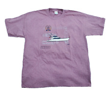 Vintage Techstyles Single Stitch Yacht Tee Dead Stock Cal Cru 90s San Fran 2XL  for sale  Shipping to South Africa