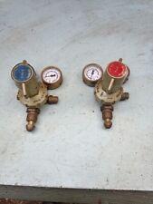 OXYACETYLENE GAS WELDING GAUGES -- OXYGEN AND ACETYLENE -- USED for sale  Shipping to South Africa