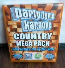 Party Tyme Karaoke - Country Mega Pack (128 canciones mega paquete) 8 CD - MUY BUENO segunda mano  Embacar hacia Argentina