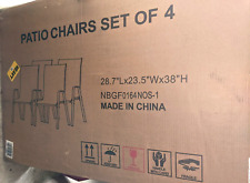 4 steel chairs for sale  Elizabethtown