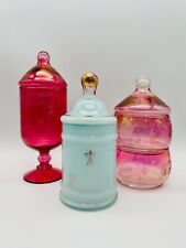 Choice apothecary jars for sale  Barton