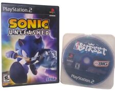 Lote de 2 jogos PlayStation 2 Black Label - Sonic Unleashed e NBA Street comprar usado  Enviando para Brazil