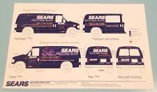 Lote 3 raro Sears Parts & Repair Service 2002 Van Print comprar usado  Enviando para Brazil