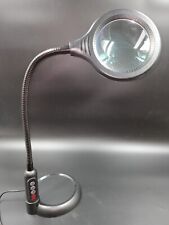Lupa LED 2 em 1 com base e braçadeira, 5 modos de iluminação, regulável, pescoço de ganso , usado comprar usado  Enviando para Brazil