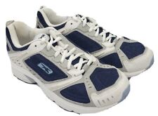 Zapatos de tenis deportivos para mujer Reebok, talla 8, blancos azules, usado segunda mano  Embacar hacia Mexico