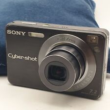 câmera Sony Cyber-shot DSC-W120 7.2MP 4X zoom óptico cartão SD 4GB testado funciona comprar usado  Enviando para Brazil