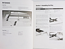 Hangar 9 R C Airplane Ultra Stick manual de instruções .40 tamanho 2001 82 páginas comprar usado  Enviando para Brazil