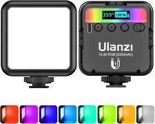 Luz de vídeo RGB, ULANZI VL49 luz de câmera mini 360° colorida com 3 sapatas frias comprar usado  Enviando para Brazil