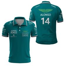 🏎 Polo Fernando Alonso 👕 Polo Aston Martin ✅ Fórmula Uno 🏎 comprar usado  Enviando para Brazil