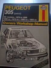 Haynes manual peugeot for sale  KING'S LYNN