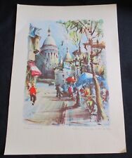 Vintage unframed lithograph for sale  Marlow