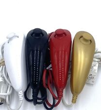 Auténtico Controlador Nunchuck Nintendo Wii FABRICANTE DE EQUIPOS ORIGINALES Oficial Wii Nunchucks Remotos segunda mano  Embacar hacia Argentina