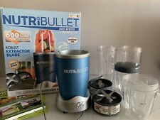 NUTRI BULLET Magic Bullet 600W Blue Electric Blender/Mixer - Full Working Order, used for sale  Shipping to South Africa