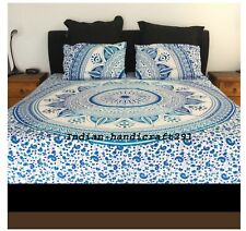 Conjunto de roupa de cama India Mandala colcha capa de edredom 100% algodão tamanho duplo hippie cigano comprar usado  Enviando para Brazil