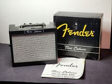 Amplificador de guitarra elétrica Fender Mini Deluxe MD-20 portátil pequeno com caixa, usado comprar usado  Enviando para Brazil