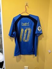 Camisa azul Copa do Mundo da Itália 2006 Home Jersey #10 Totti PUMA tamanho M comprar usado  Enviando para Brazil