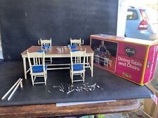 Vintage Pedigree Sindy Doll House Furniture - Dining Table & Chairs BOXED 44527 for sale  PEWSEY