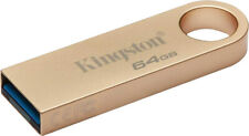 Usado, Kingston 64 GB DataTraveler SE9 G3 lápiz de memoria, USB 3.2 Gen1 tipo A, metal dorado... segunda mano  Embacar hacia Argentina