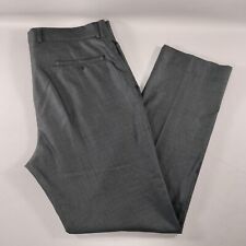 Calça social masculina Kenneth Cole Reaction cinza frente plana tamanho real 38x32 comprar usado  Enviando para Brazil