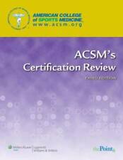 acsm s certification for sale  Montgomery